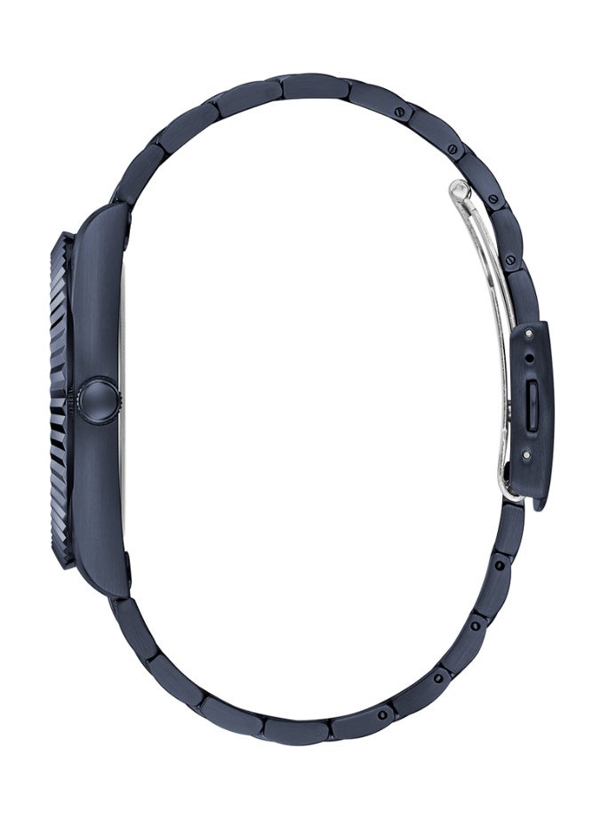 جس ساعة غيس للرجال باللون البحري للتاريخ واليوم - Image 4